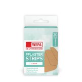 WEPA-Die Apothekenmarke Pflaster Strips Classic. Inhalt: 10 x Pflaster (72 x 19 mm) 6 x Pflaster (72 x 30 mm) 4 x Pflaster (72 x 50 mm)