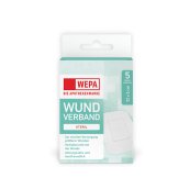 WEPA-Die Apothekenmarke Wundverband steril. Inhalt: 5 x Wundverband (72 x 50 mm) 