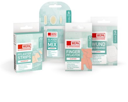 PFLASTER-SORTIMENT VON WEPA - DIE APOTHEKENMARKE 