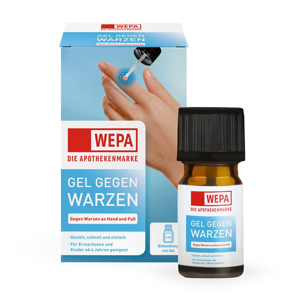 Gel gegen Warzen WEPA Die Apothekenmarke Gel gegen Warzen WEPA Die Apothekenmarke