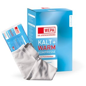 WEPA-Die Apothekenmarke Kalt & Warm Kompresse
mit Fixierbandage WEPA-Die Apothekenmarke Kalt & Warm Kompresse mit Fixierbandage