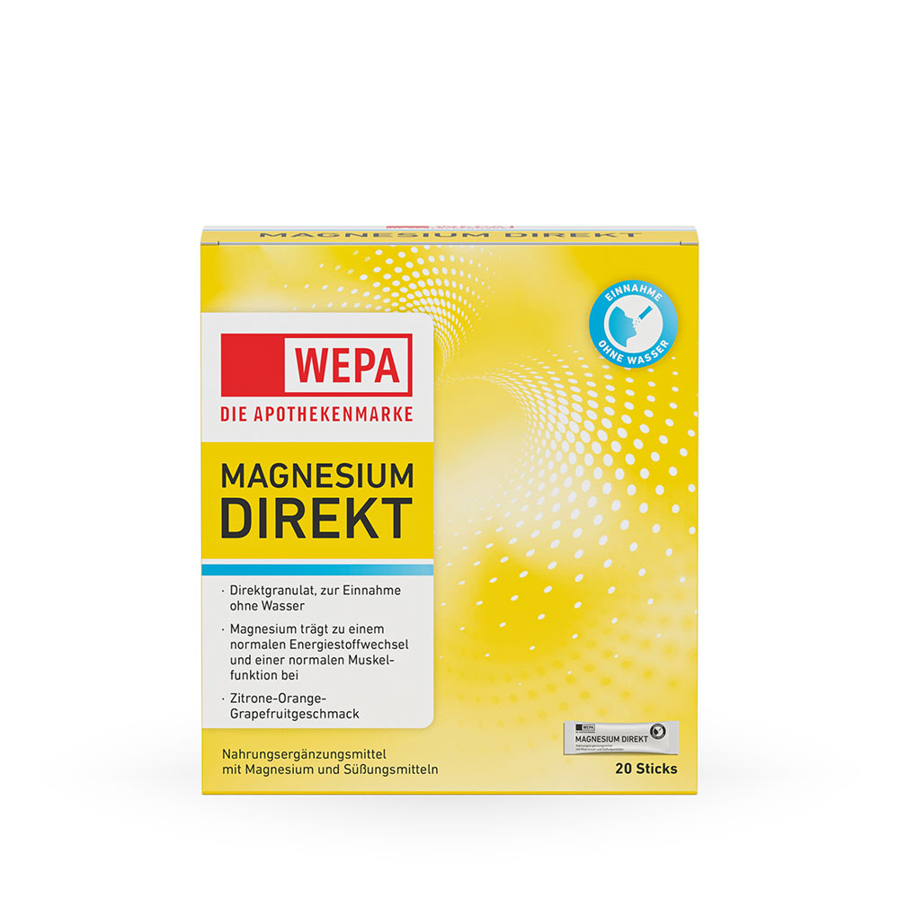 WEPA Magnesium Direkt WEPA MAGNESIUM DIREKT 20 STICKS I PZN 17935083