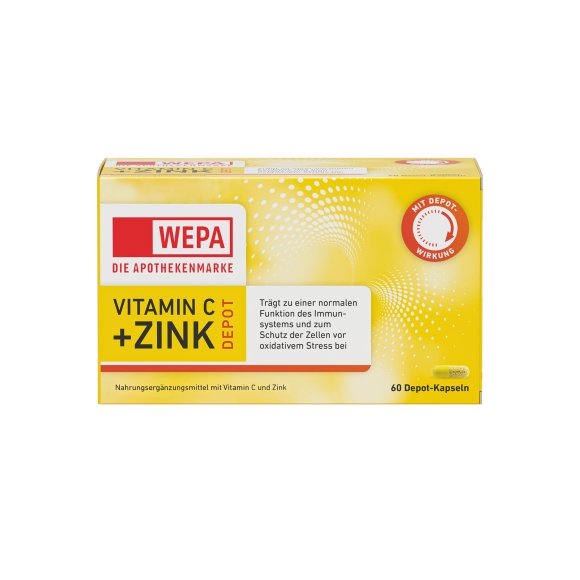 WEPA Vitamin C+ Zink Verpackung Vorderseite